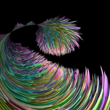 Digitale Kunst mit dem Titel "Tassel" von Gareth P Jones, Original-Kunstwerk, 2D digitale Arbeit