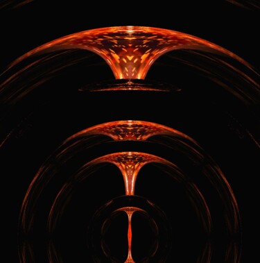 Digital Arts titled "Shimmering Fountain" by Gareth P Jones, Original Artwork, 2D Digital Work