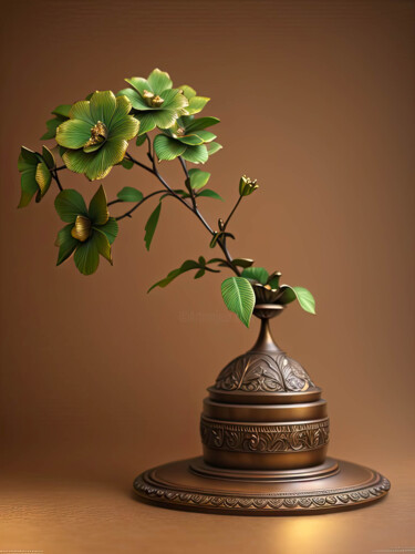 Artes digitais intitulada "Simplicity in Bronze" por Gareth P Jones, Obras de arte originais, Fotografia Manipulada
