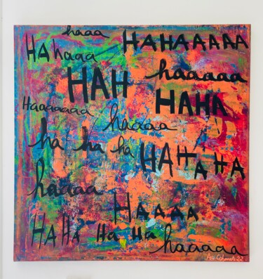 Картина под названием "Je me marre" - Ag Cabanas, Подлинное произведение искусства, Акрил Установлен на Деревянная рама для…