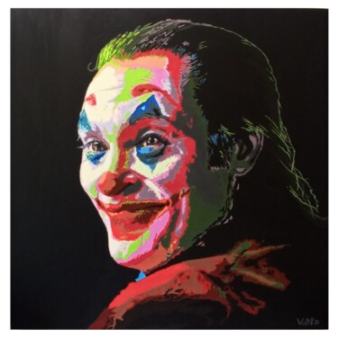 Peinture intitulée "Joker" par Garik Kuba, Œuvre d'art originale, Acrylique