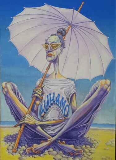 Картина под названием "Старое Динамо" - Гарик Куба, Подлинное произведение искусства, Акрил