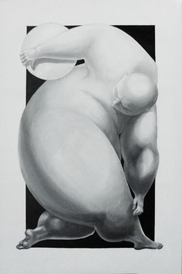 绘画 标题为“Дискобол” 由Гарик Куба, 原创艺术品, 丙烯