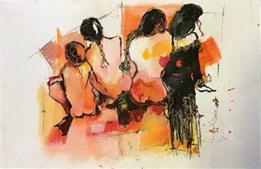 Pintura intitulada "Quiétude" por Nicole Garilli, Obras de arte originais, Tinta