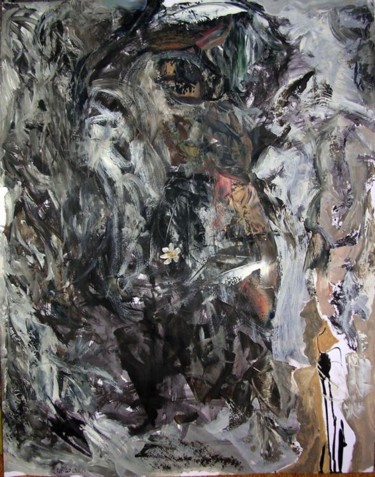 Painting titled "untitled" by Naïko, Original Artwork, Oil