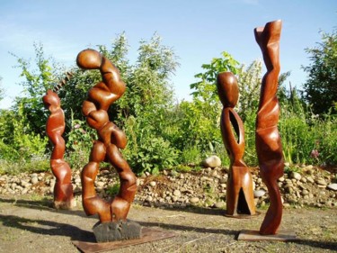 Sculpture intitulée "Quartet" par Garth Engdahl, Œuvre d'art originale