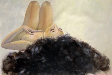 Peinture intitulée "Nude 08D" par Garvin Ree, Œuvre d'art originale, Huile Monté sur Châssis en bois
