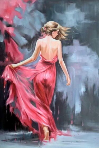 Картина под названием "Dance 418D" - Garvin Ree, Подлинное произведение искусства, Масло Установлен на Деревянная рама для н…