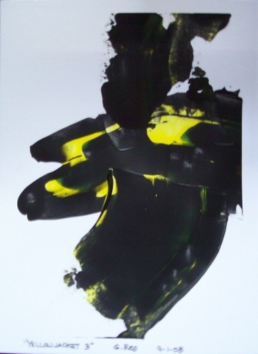 Painting titled "Yellowjacket 3" by Gary Rea, Original Artwork