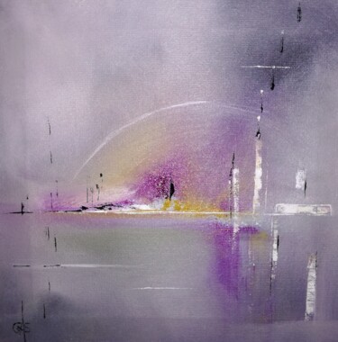 Peinture intitulée "Abstrait 7" par Gas, Œuvre d'art originale, Huile
