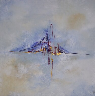 Malerei mit dem Titel "Fracture" von Gas, Original-Kunstwerk, Acryl