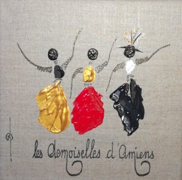 Pittura intitolato "Les Demoiselles d'A…" da Gas, Opera d'arte originale, Acrilico