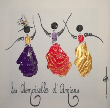 제목이 "Les Demoiselles d'A…"인 미술작품 Gas로, 원작, 아크릴