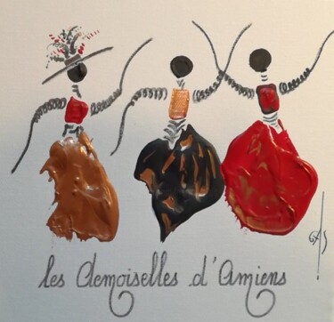 Painting titled "Les Juliettes" by Gas, Original Artwork, Ink
