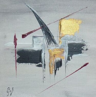 Painting titled "Petit Calibre en gr…" by Gas, Original Artwork, Acrylic