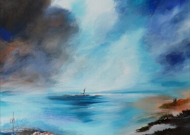 Painting titled "Voyages" by Gas, Original Artwork, Acrylic
