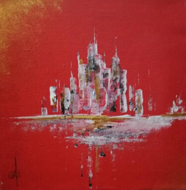 Painting titled "Paysages et Rivages…" by Gas, Original Artwork, Acrylic