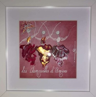 Painting titled "Les  Demoiselles d'…" by Gas, Original Artwork, Acrylic