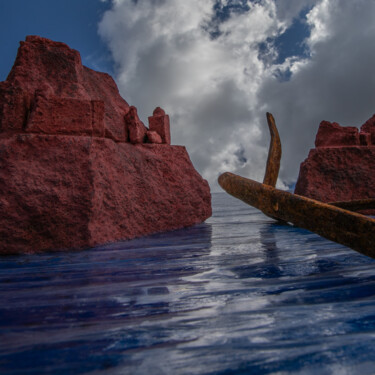 Fotografía titulada "Le serpent" por Gaspard De Gouges, Obra de arte original, Fotografía digital