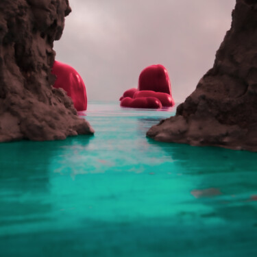 제목이 "Peperoni island"인 사진 Gaspard De Gouges로, 원작, 디지털