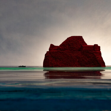 Fotografia intitolato "Lîle des pieuvres" da Gaspard De Gouges, Opera d'arte originale, Fotografia digitale