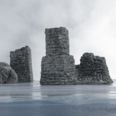 Fotografia intitolato "Ruines 4" da Gaspard De Gouges, Opera d'arte originale, Fotografia digitale