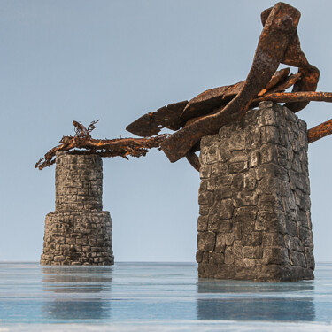Фотография под названием "Broken bridge 23" - Gaspard De Gouges, Подлинное произведение искусства, Цифровая фотография