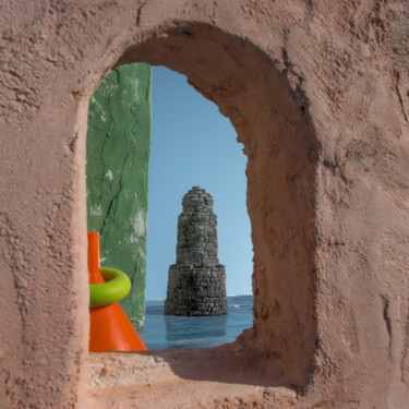 Fotografia intitolato "La bouée verte" da Gaspard De Gouges, Opera d'arte originale, Fotografia digitale