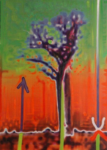 Pittura intitolato "albero.jpg" da Gaspare Lombardo, Opera d'arte originale