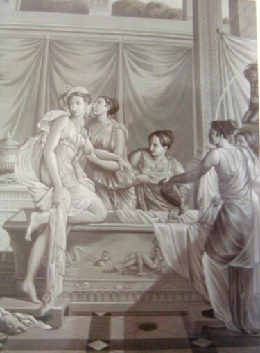 Pittura intitolato "copia grisaille - p…" da Gaspare Lombardo, Opera d'arte originale