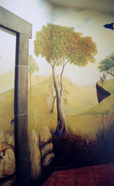 Pittura intitolato "decorazione birreri…" da Gaspare Lombardo, Opera d'arte originale