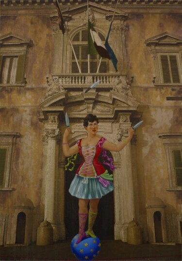 Pittura intitolato "Quirinale" da Gaspare Lombardo, Opera d'arte originale