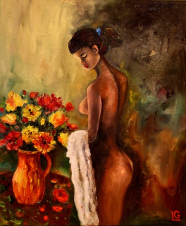 Painting titled "Bella" by Gasparian, Original Artwork, Oil