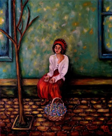 Painting titled "Cosette" by Gasparian, Original Artwork