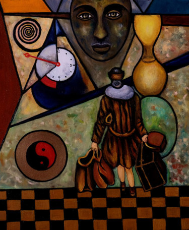 Painting titled "Its Time" by Gasparian, Original Artwork