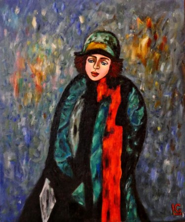 Painting titled "Madelaine" by Gasparian, Original Artwork