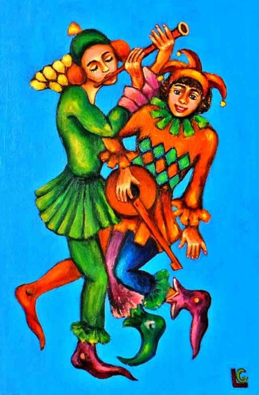 Les Musiciens 40x60 cm ©2017 by Gasparian