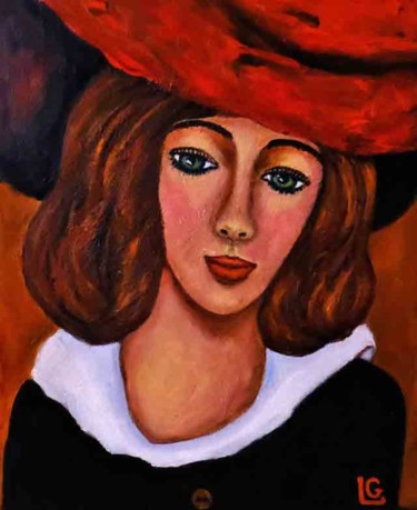 Painting titled "Marie Jeanne" by Gasparian, Original Artwork, Oil