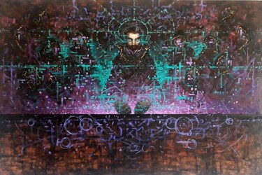 Pintura titulada "Ultracity" por Gastón Chocrón, Obra de arte original, Oleo