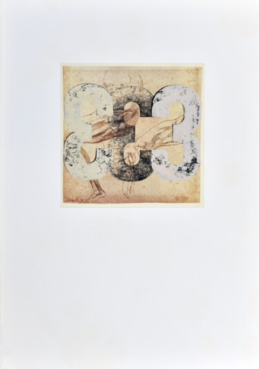 Pittura intitolato "Su Buonarroti #2" da Gastone Cecconello, Opera d'arte originale, Acrilico