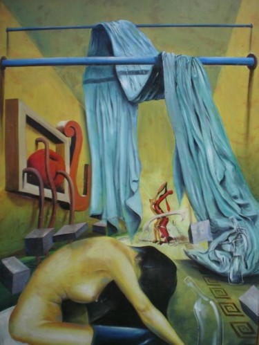 Pintura titulada "morocha" por Alejandro Maass, Obra de arte original