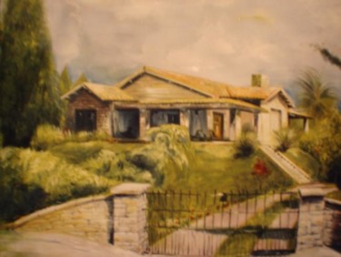 Pintura titulada "Casa de los Martinez" por Alejandro Maass, Obra de arte original