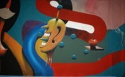 Pintura titulada "Mural Troya 3" por Alejandro Maass, Obra de arte original