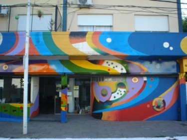 Pintura titulada "Mural casa de la cu…" por Alejandro Maass, Obra de arte original
