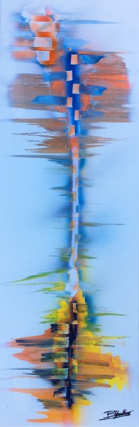 Картина под названием "Faille" - Gauthier Blancard, Подлинное произведение искусства, Рисунок распылителем краски