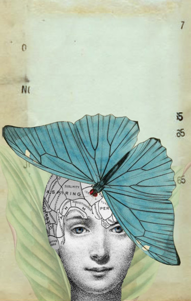 Digital Arts titled "Juliette" by Solange Gautier, Original Artwork, Collages