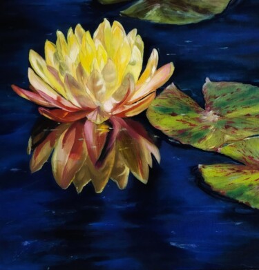 Картина под названием ""Reflections"" - Gayathri Seshadri, Подлинное произведение искусства, Масло