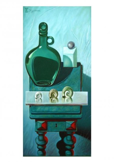 Картина под названием "торжественное шеств…" - Елена Кульчик, Подлинное произведение искусства, Масло