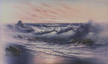Pintura titulada "Crepusculo" por Juan Carlos Gayoso, Obra de arte original, Oleo