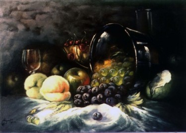 Pintura titulada "Bodegon" por Juan Carlos Gayoso, Obra de arte original, Oleo